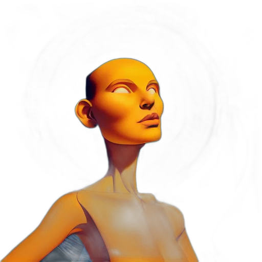 robot, face, mask, creature transparent PNG cut-out