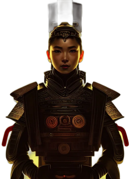 staff, crown, robot, face transparent PNG cut-out