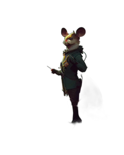 staff, animal, jacket, mask transparent PNG cut-out