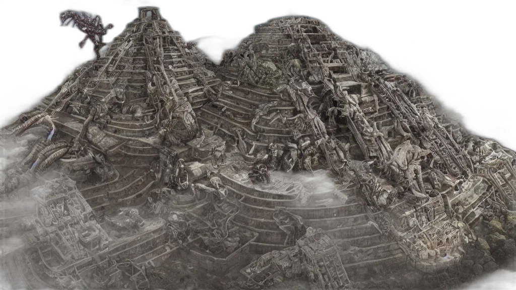 3d render, concept art, photorealistic, aliens transparent PNG cut-out