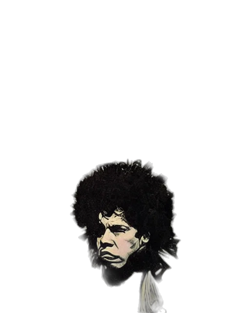 hair, face, jacket, hat transparent PNG cut-out