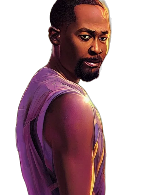face, comic book art, photorealistic, concept art, cartoon, vfx, drew, struzan transparent PNG cut-out
