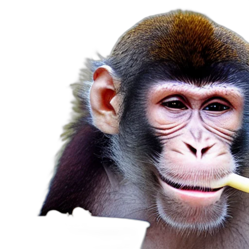 animal, staff, face, photorealistic, 3d render, concept art, photo, monkey transparent PNG cut-out