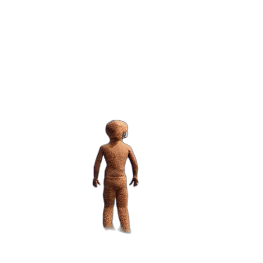 robot, creature, staff, animal, 3d render, concept art, pixel art, photorealistic transparent PNG cut-out