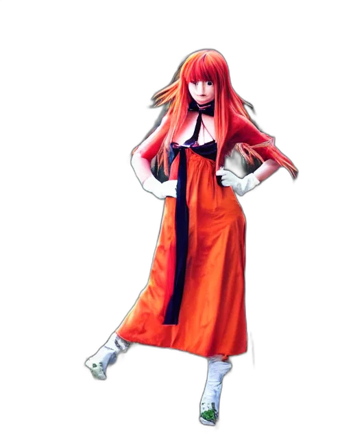 dress, staff, jacket, concept art transparent PNG cut-out