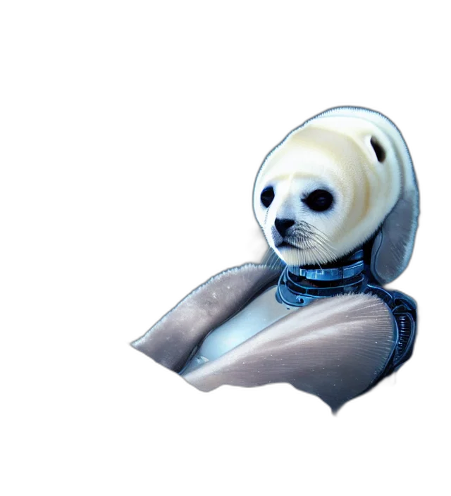 robot, mask, creature, animal, concept art, 3d render, pixel art, fantasy art transparent PNG cut-out