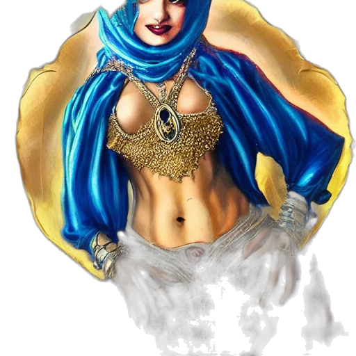 jewelry, crown, fantasy art, comic book art, concept art, photorealistic, blue, beautiful transparent PNG cut-out