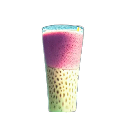 food, 3d render, vaporwave, photorealistic transparent PNG cut-out