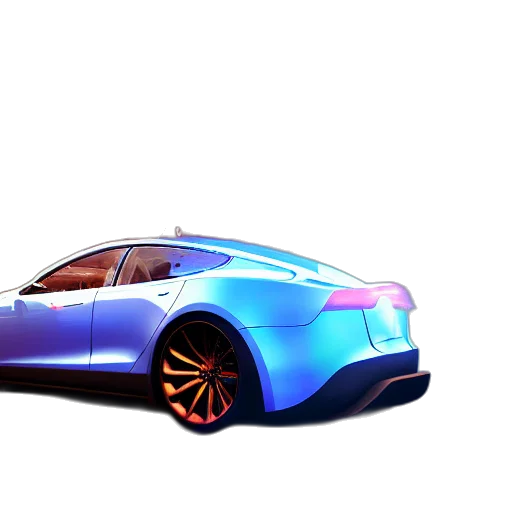car, robot, 3d render, concept art transparent PNG cut-out