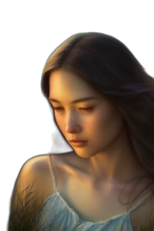 face, jewelry, dress, dragon, photorealistic, fantasy art, oil painting, concept art transparent PNG cut-out