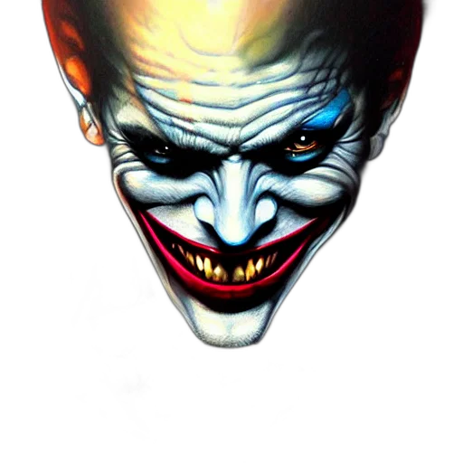 mask, face, creature, comic book art transparent PNG cut-out