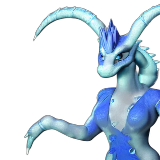 dragon, creature, animal, 3d render transparent PNG cut-out