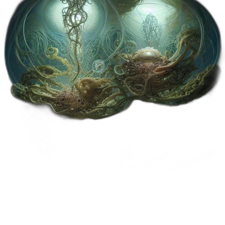 crown, creature, mask, hair transparent PNG cut-out