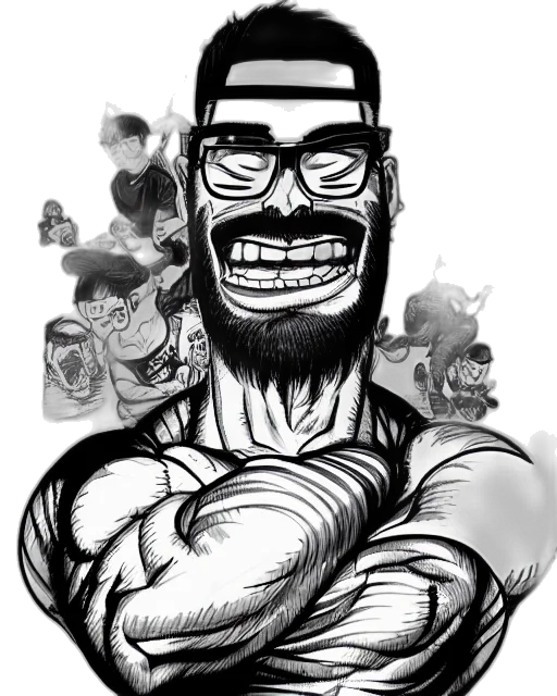 cartoon, comic book art, concept art, pencil sketch transparent PNG cut-out