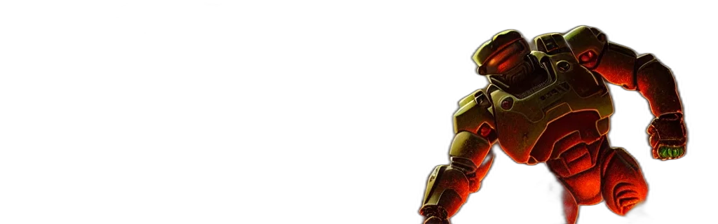 robot, comic book art, concept art, pixel art, 3d render, earth tones, golden, red transparent PNG cut-out