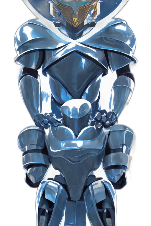 robot, mask, face, concept art, 3d render, comic book art, fantasy art, blue transparent PNG cut-out