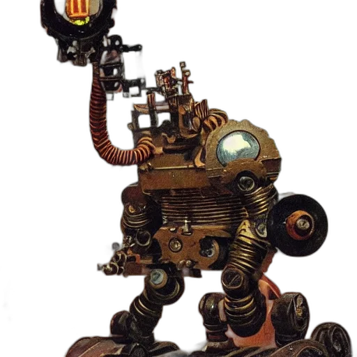 robot, weapon, staff, car transparent PNG cut-out
