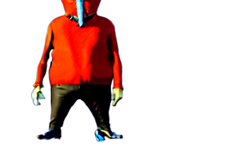 jacket, mask, creature, robot transparent PNG cut-out