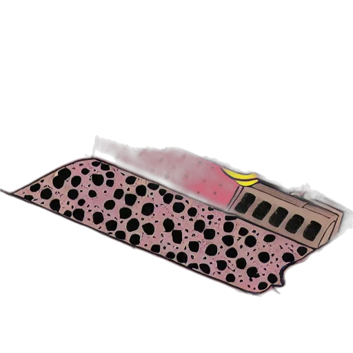 umbrella, 3d render, pink, couch, orange, polka, dots, fire transparent PNG cut-out