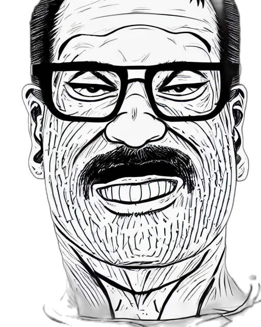 face, mask, cartoon, comic book art transparent PNG cut-out