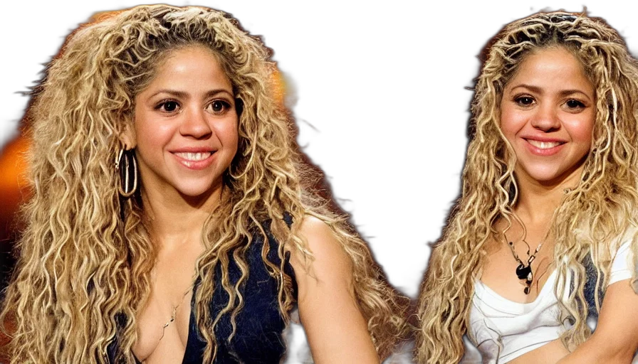 hair, photorealistic, singer, shakira, god, creating, man transparent PNG cut-out