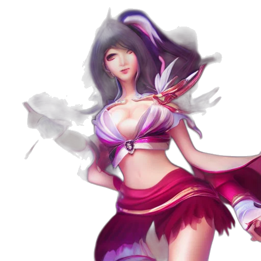 staff, fantasy art, concept art, pixel art, anime, pastel, ahri, official transparent PNG cut-out