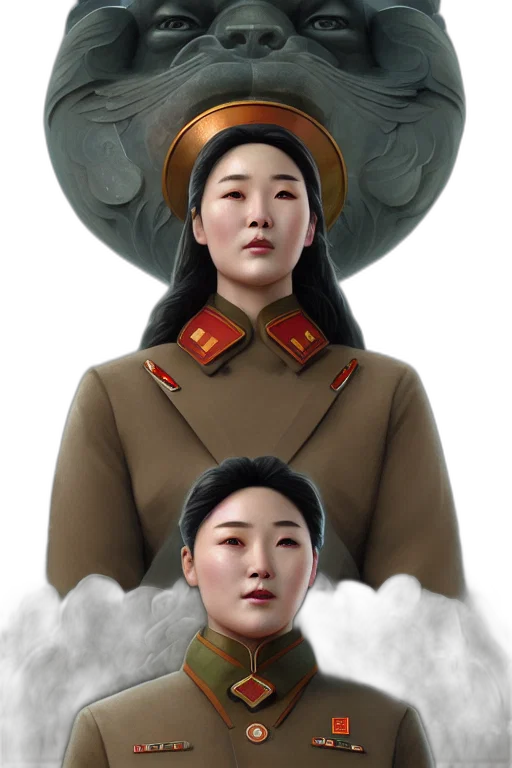 face, staff, mask, hat, concept art, photorealistic, fantasy art, 3d render transparent PNG cut-out