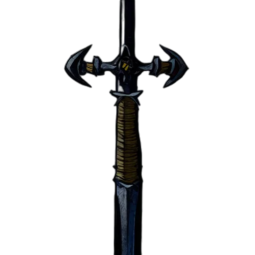 sword, weapon, staff, crown transparent PNG cut-out