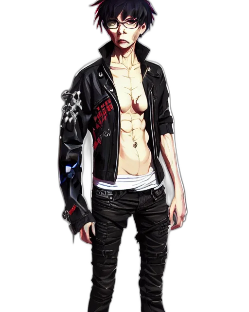 jacket, concept art, photorealistic, cyberpunk, comic book art, dark, concept, art transparent PNG cut-out