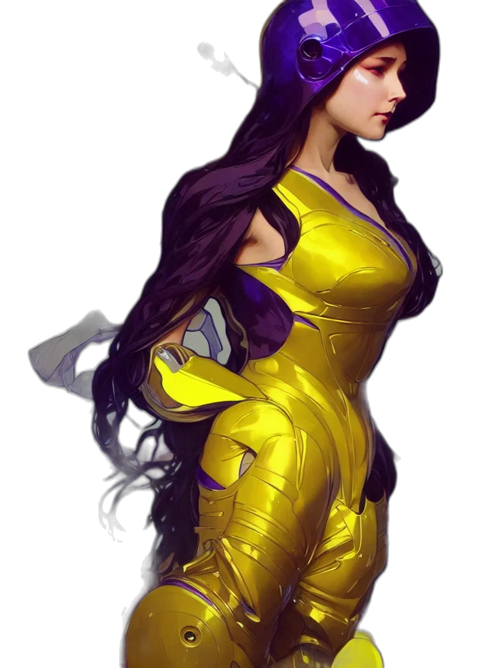 dress, fantasy art, concept art, comic book art transparent PNG cut-out
