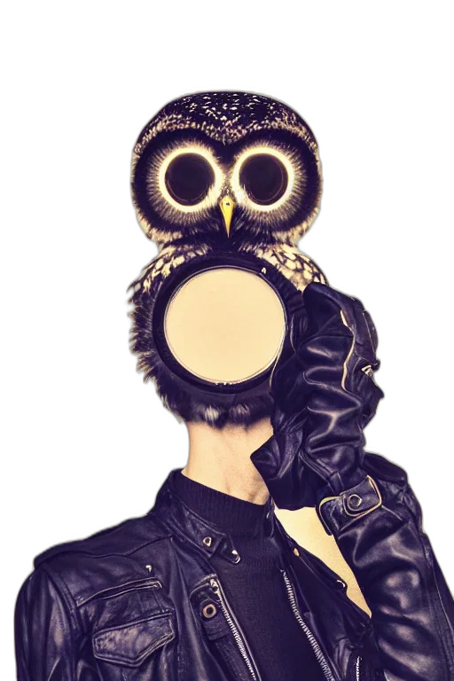 mask, jacket, face, jewelry, photorealistic, concept art, cyberpunk, cartoon transparent PNG cut-out