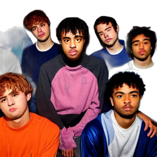 pastel, brockhampton, portrait transparent PNG cut-out