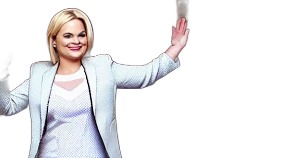 jacket, staff, leslie, knope transparent PNG cut-out