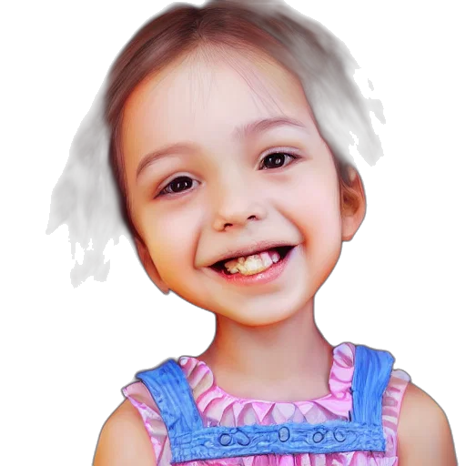 face, dress, animal, photorealistic, 3d render, oil painting, cartoon, cute transparent PNG cut-out