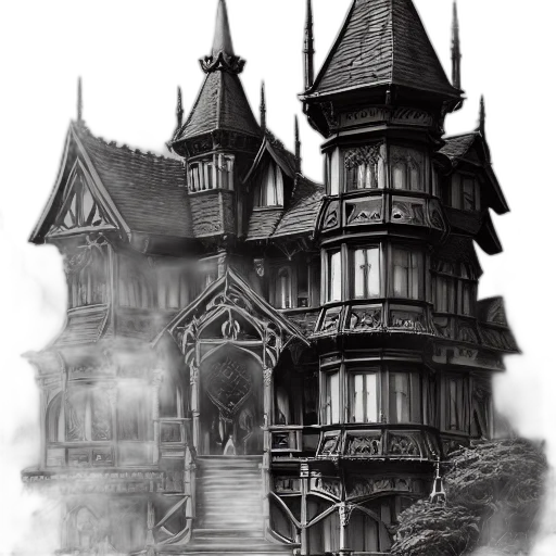 building, furniture, concept art, fantasy art transparent PNG cut-out