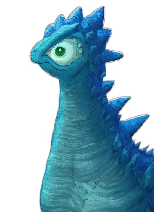 dragon, creature, animal, staff transparent PNG cut-out