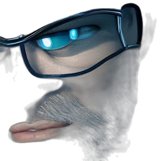 mask, face, robot, creature transparent PNG cut-out