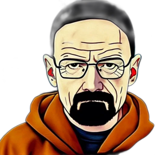 face, jacket, staff, cartoon transparent PNG cut-out