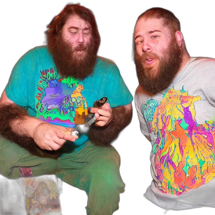 creature, hair, vaporwave, concept art transparent PNG cut-out
