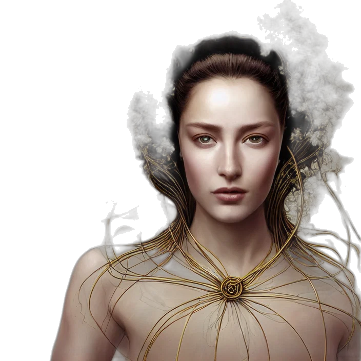 jewelry, crown, fantasy art, concept art, photorealistic, 3d render, golden, hyperrealist transparent PNG cut-out