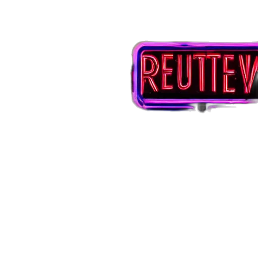 vaporwave, pixel art, 3d render, neon lights transparent PNG cut-out