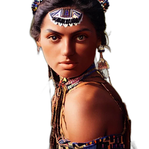 jewelry, face, mask, staff transparent PNG cut-out