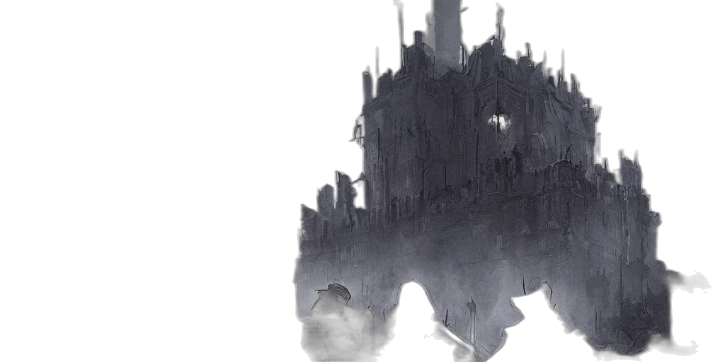 dragon, concept art, fantasy art, comic book art, watercolor, fog, outer space, monochrome transparent PNG cut-out