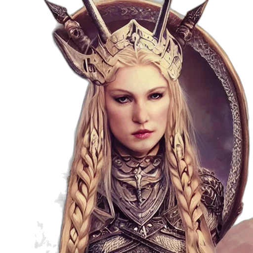 dragon, crown, fantasy art, concept art, photorealistic, pixel art, beautiful, blonde transparent PNG cut-out