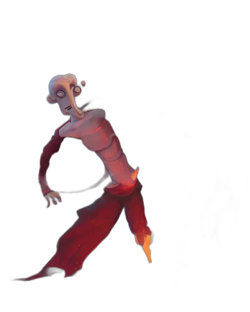 creature, staff, robot, mask, concept art, 3d render, fantasy art, pixel art transparent PNG cut-out
