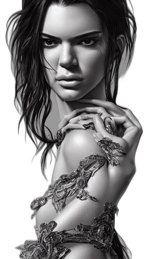 jewelry, dragon, face, photorealistic transparent PNG cut-out