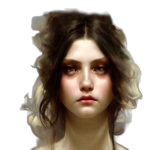 face, mask, crown, hair transparent PNG cut-out