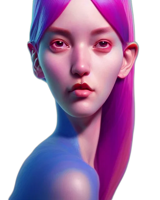 face, robot, mask, creature, 3d render, concept art, fantasy art, photorealistic transparent PNG cut-out