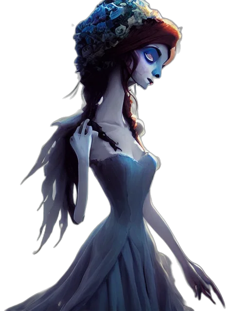 dress, mask, crown, staff transparent PNG cut-out