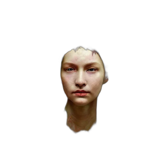 face, mask, robot, crown, 3d render, photorealistic, pixel art, concept art transparent PNG cut-out